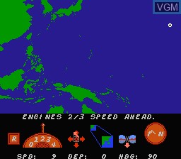 Image in-game du jeu Silent Service sur Nintendo NES