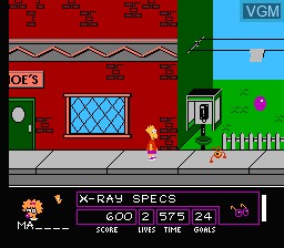 Image in-game du jeu Simpsons, The - Bart vs. the Space Mutants sur Nintendo NES
