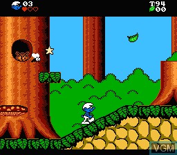 Image in-game du jeu Smurfs, The sur Nintendo NES