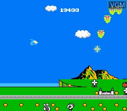 Image in-game du jeu Stinger sur Nintendo NES