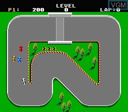 Image in-game du jeu Super Sprint sur Nintendo NES