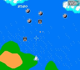 Image in-game du jeu Super Xevious - GAMP no Nazo sur Nintendo NES