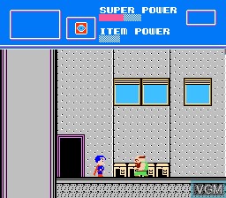 Image in-game du jeu Superman sur Nintendo NES