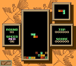 Image in-game du jeu Tetris 2 sur Nintendo NES