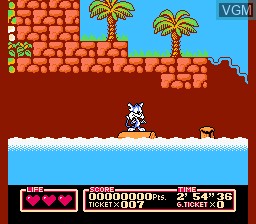 Image in-game du jeu Tiny Toon Adventures 2 - Trouble in Wackyland sur Nintendo NES