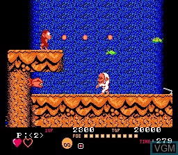 Image in-game du jeu Toki sur Nintendo NES