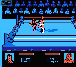 Image in-game du jeu WWF King of the Ring sur Nintendo NES