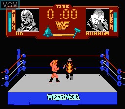 Image in-game du jeu WWF WrestleMania sur Nintendo NES