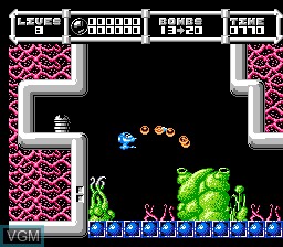 Image in-game du jeu Cybernoid - The Fighting Machine sur Nintendo NES