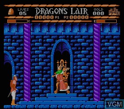 Image in-game du jeu Dragon's Lair sur Nintendo NES
