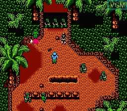 Image in-game du jeu Guerrilla War sur Nintendo NES