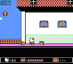 Image in-game du jeu Hello Kitty no Hanabatake sur Nintendo NES