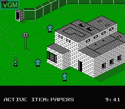 Image in-game du jeu Infiltrator sur Nintendo NES