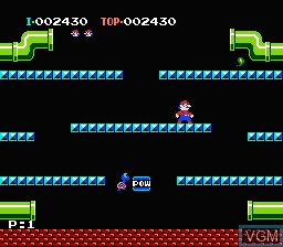 Image in-game du jeu Mario Bros. sur Nintendo NES
