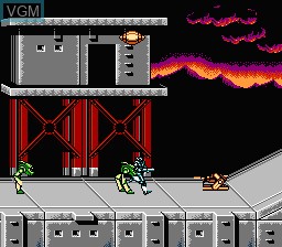 Image in-game du jeu Probotector II - Return of the Evil Forces sur Nintendo NES