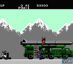 Image in-game du jeu Rush'n Attack sur Nintendo NES