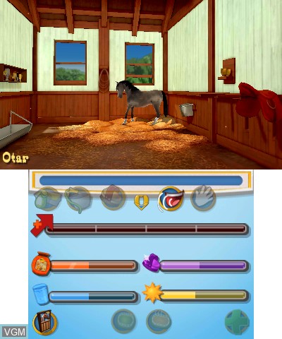 Image in-game du jeu 2 in 1- Horses 3D Vol.3 - My Riding Stables 3D - Jumping for the Team and My Western Horse 3D sur Nintendo 3DS