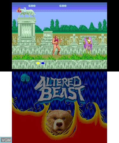 Image in-game du jeu 3D Altered Beast sur Nintendo 3DS
