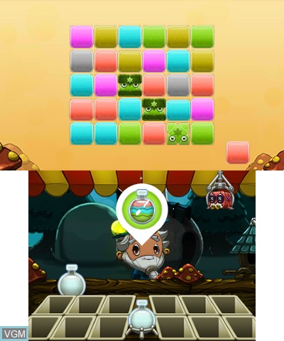 Image in-game du jeu Wizdom sur Nintendo 3DS