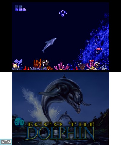 Image in-game du jeu 3D Ecco the Dolphin sur Nintendo 3DS