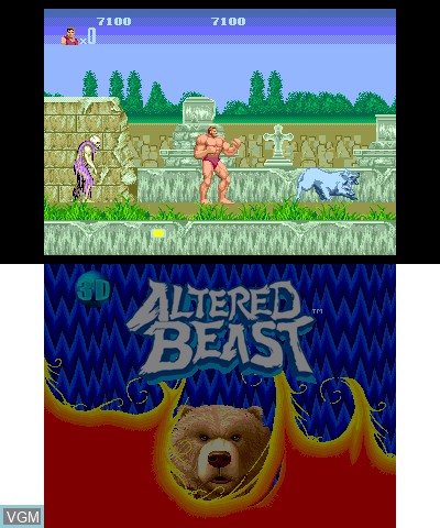 Image in-game du jeu 3D Altered Beast sur Nintendo 3DS