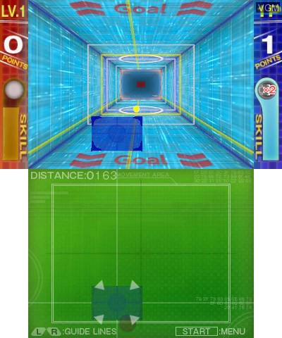 Image in-game du jeu Air Battle Hockey 3D sur Nintendo 3DS