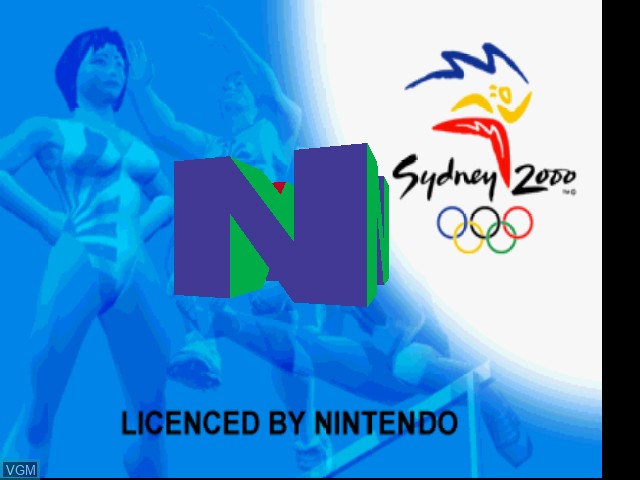 Image de l'ecran titre du jeu Sydney 2000 sur Nintendo 64