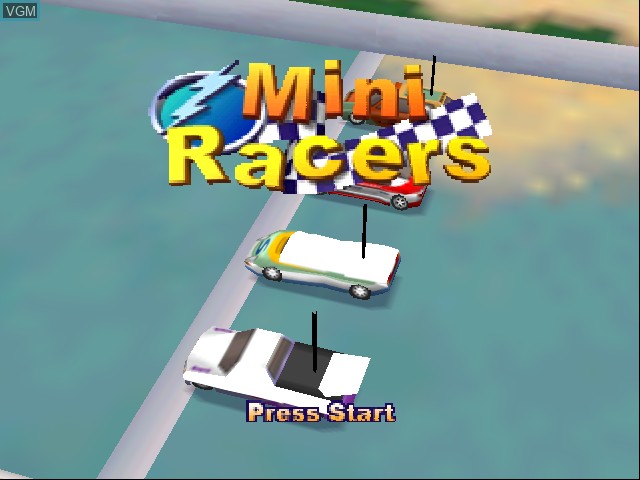 Image de l'ecran titre du jeu Mini Racers sur Nintendo 64