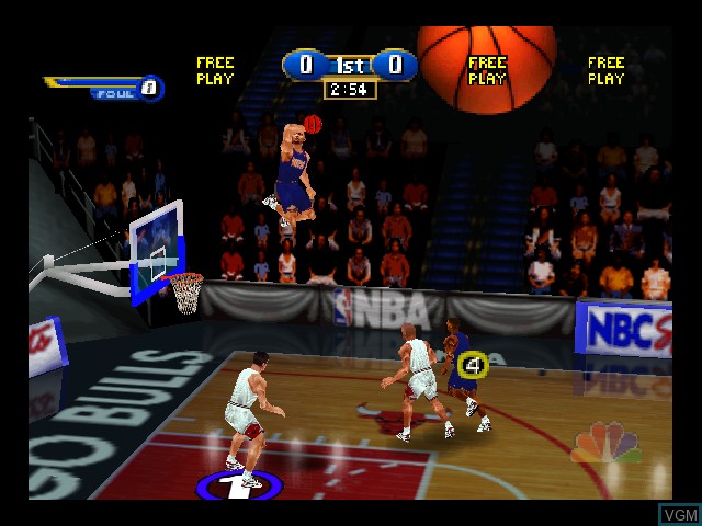 Image in-game du jeu NBA Showtime - NBA on NBC sur Nintendo 64