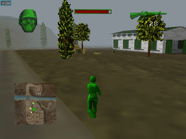 Image in-game du jeu Army Men - Sarge's Heroes sur Nintendo 64