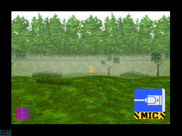 Image in-game du jeu Hey You, Pikachu! sur Nintendo 64