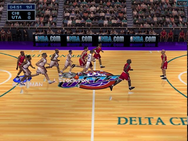 Image in-game du jeu NBA Jam 99 sur Nintendo 64