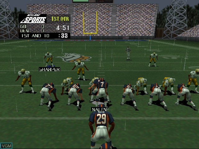 Image in-game du jeu NFL Quarterback Club 99 sur Nintendo 64