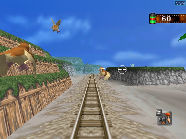 Image in-game du jeu Pokemon Snap sur Nintendo 64