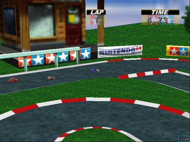 Image in-game du jeu Tamiya Racing 64 sur Nintendo 64