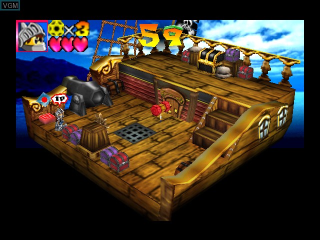 Image in-game du jeu Toon Panic sur Nintendo 64