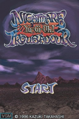Image de l'ecran titre du jeu Yu-Gi-Oh! Nightmare Troubadour sur Nintendo DS