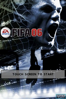 Image de l'ecran titre du jeu FIFA 06 sur Nintendo DS