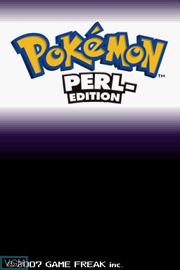 Image de l'ecran titre du jeu Pokemon - Perl-Edition sur Nintendo DS