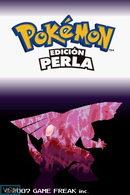 Image de l'ecran titre du jeu Pokemon - Edicion Perla sur Nintendo DS