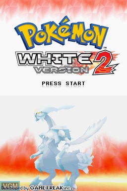Image de l'ecran titre du jeu Pokemon White Version 2 sur Nintendo DS