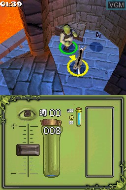 Image in-game du jeu Shrek SuperSlam sur Nintendo DS