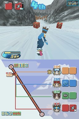 Image in-game du jeu SBK - Snowboard Kids sur Nintendo DS