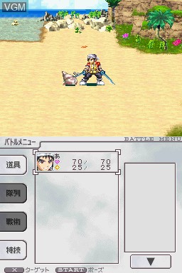 Image in-game du jeu Bouken-Ou Beet - Vandel vs. Busters sur Nintendo DS