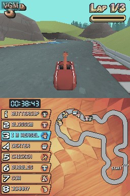 Image in-game du jeu Cartoon Network Racing sur Nintendo DS