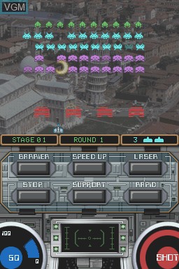 Image in-game du jeu Space Invaders DS sur Nintendo DS