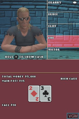 Image in-game du jeu World Championship Poker - Deluxe Series sur Nintendo DS