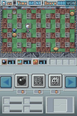 Image in-game du jeu Bomberman sur Nintendo DS