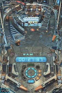 Image in-game du jeu Metroid Prime Pinball sur Nintendo DS