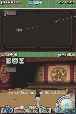 Image in-game du jeu Billiard Action sur Nintendo DS